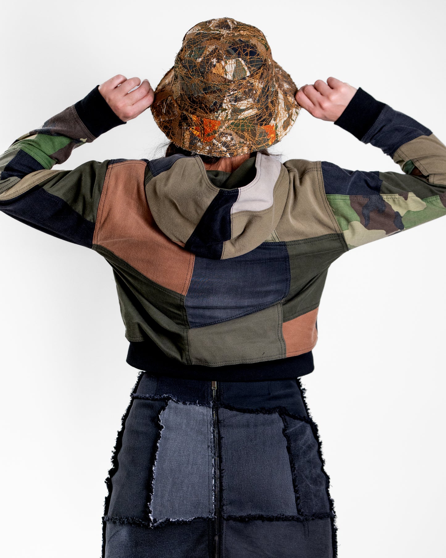 Outdoor Camo W/ Gold Stitching