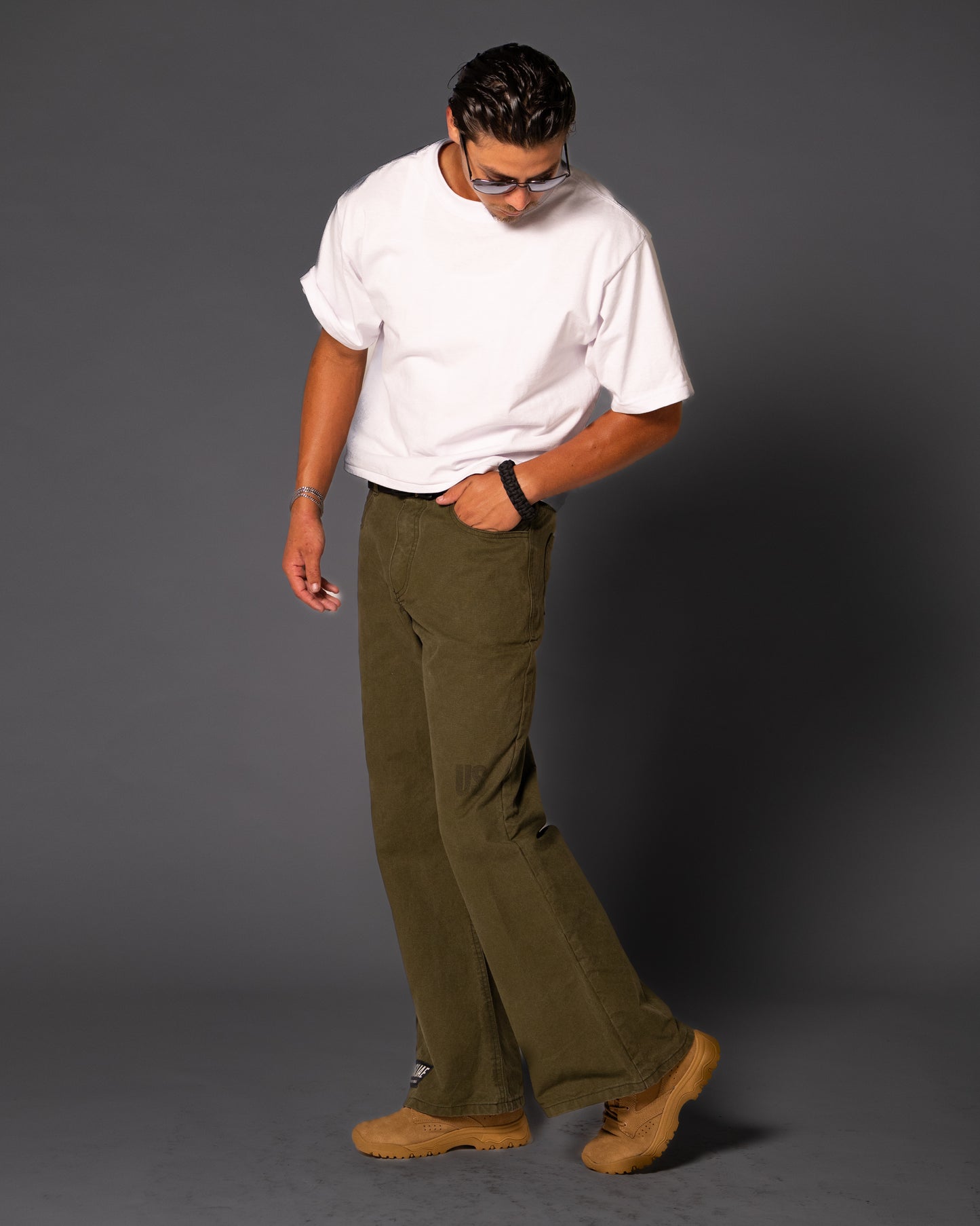 Vintage Flared Tent Jeans