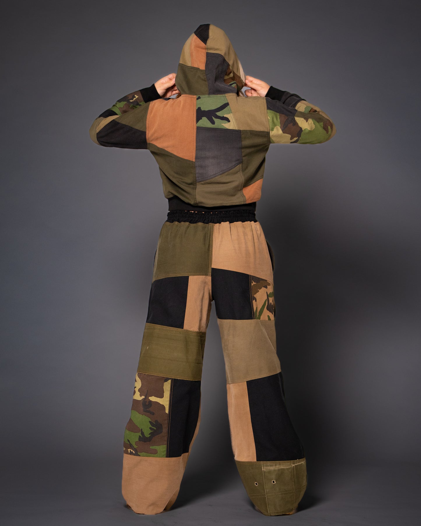 Blue Camo Oversized Pants