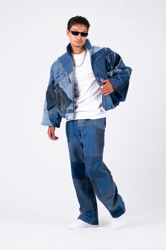 Frayed Cropped Jacket
