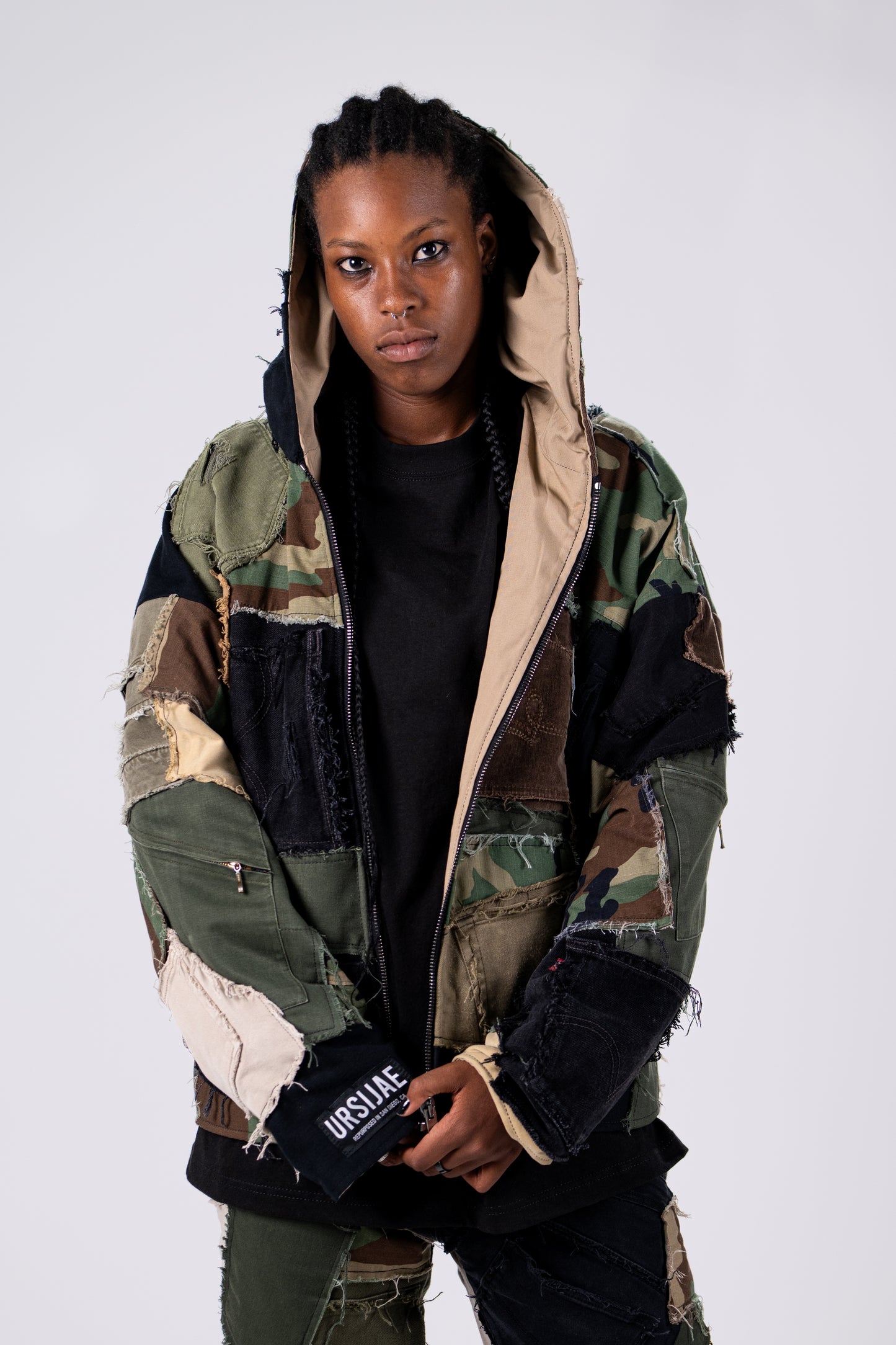 Frayed Camo Jacket
