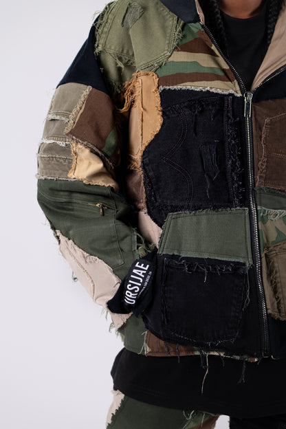 Frayed Camo Jacket