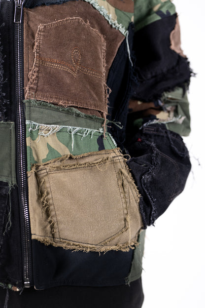 Frayed Camo Jacket