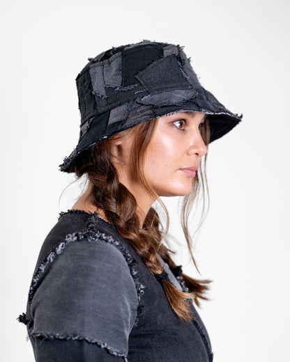 Black W/ Black Topstitching