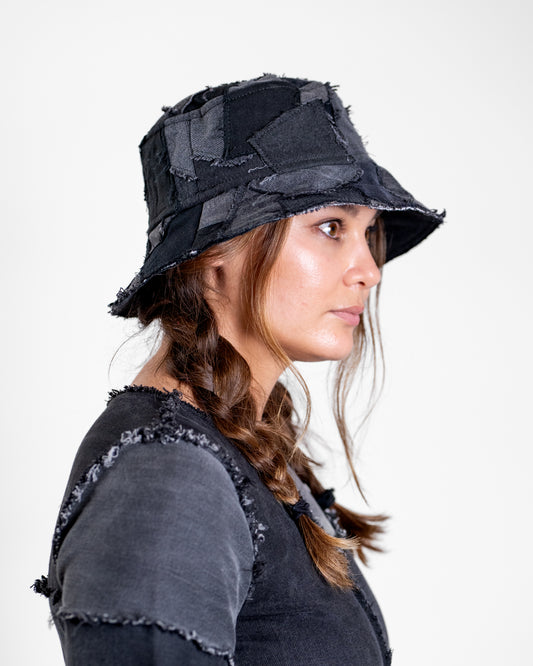 Black W/ Black Topstitching