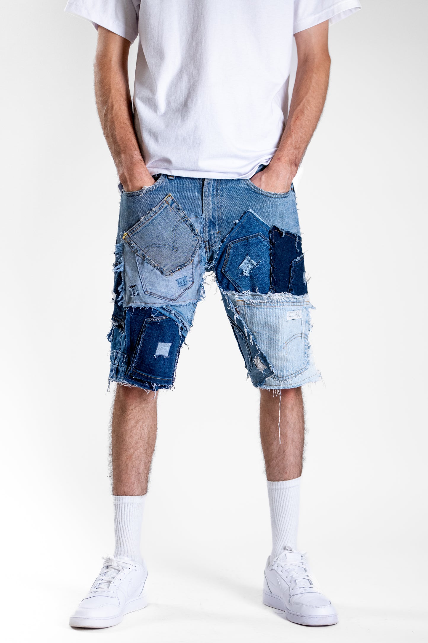 Frayed Pocket Short