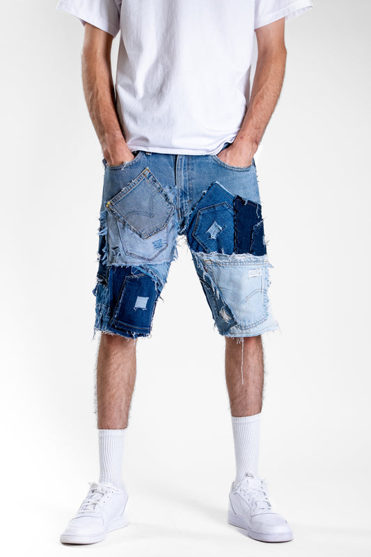 Frayed Pocket Short