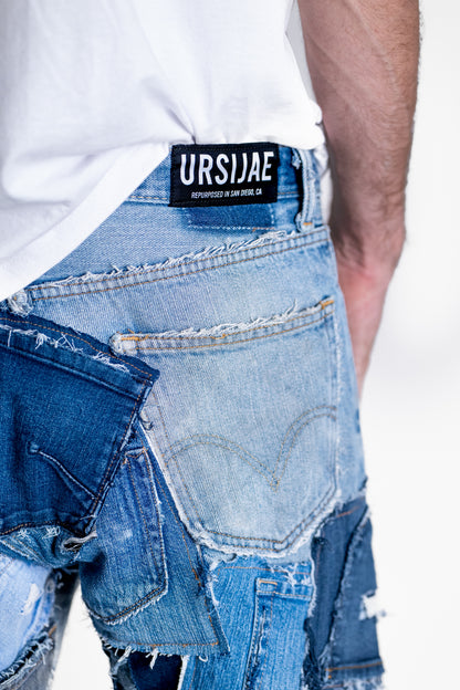 Frayed Pocket Short