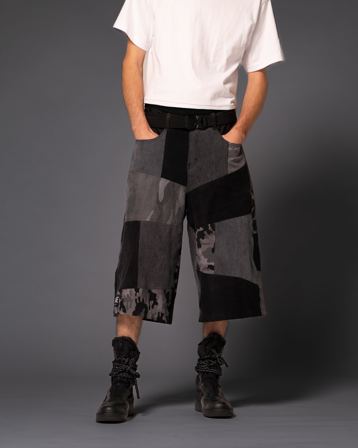 Black Camo Jorts