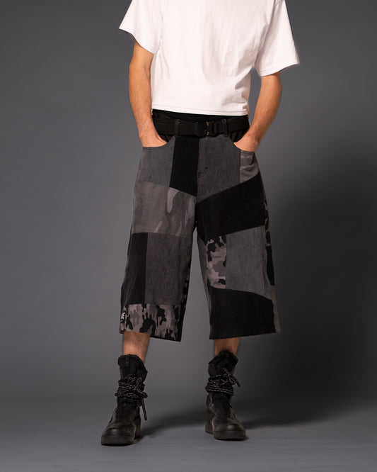 Black Camo Jorts