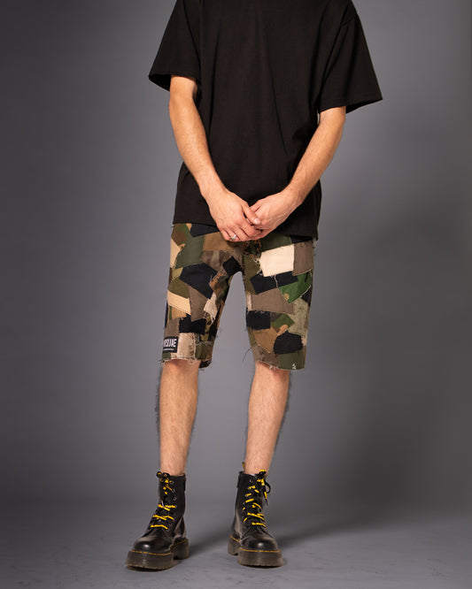 Leftover Scraps Patchwork Shorts