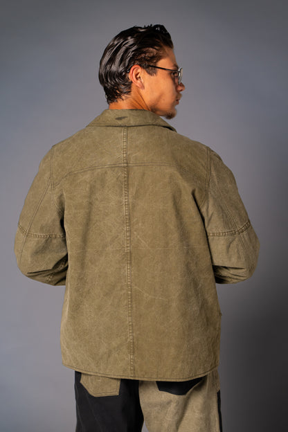 Vintage Military Tent Utility Jacket