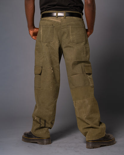 Rare Vintage Military Canvas Jeans