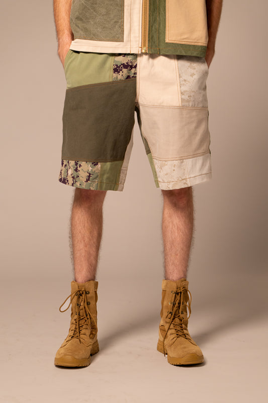 Tan Camo Shorts