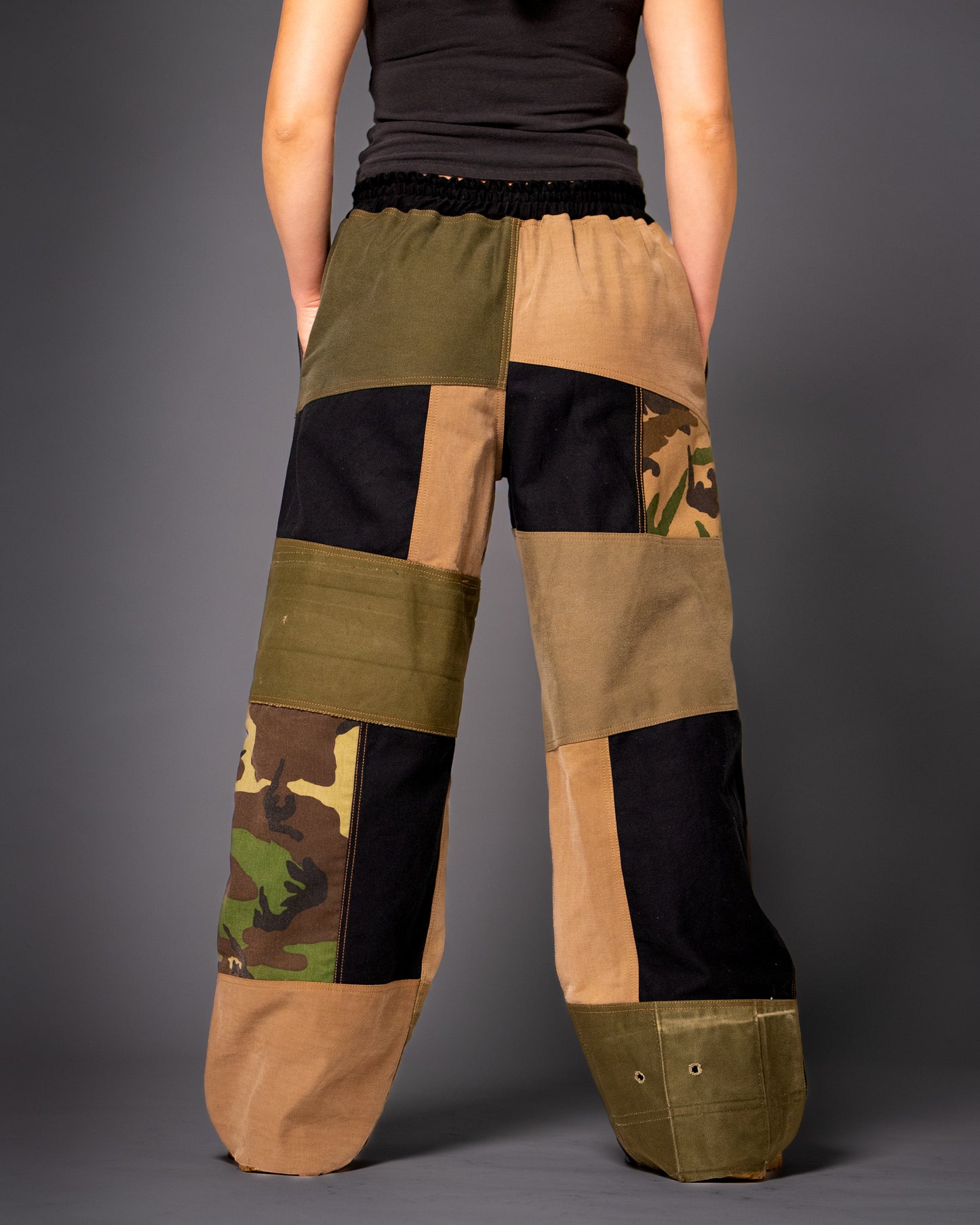 Blue Camo Oversized Pants