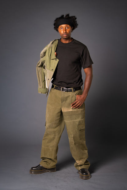 Rare Vintage Military Canvas Jeans