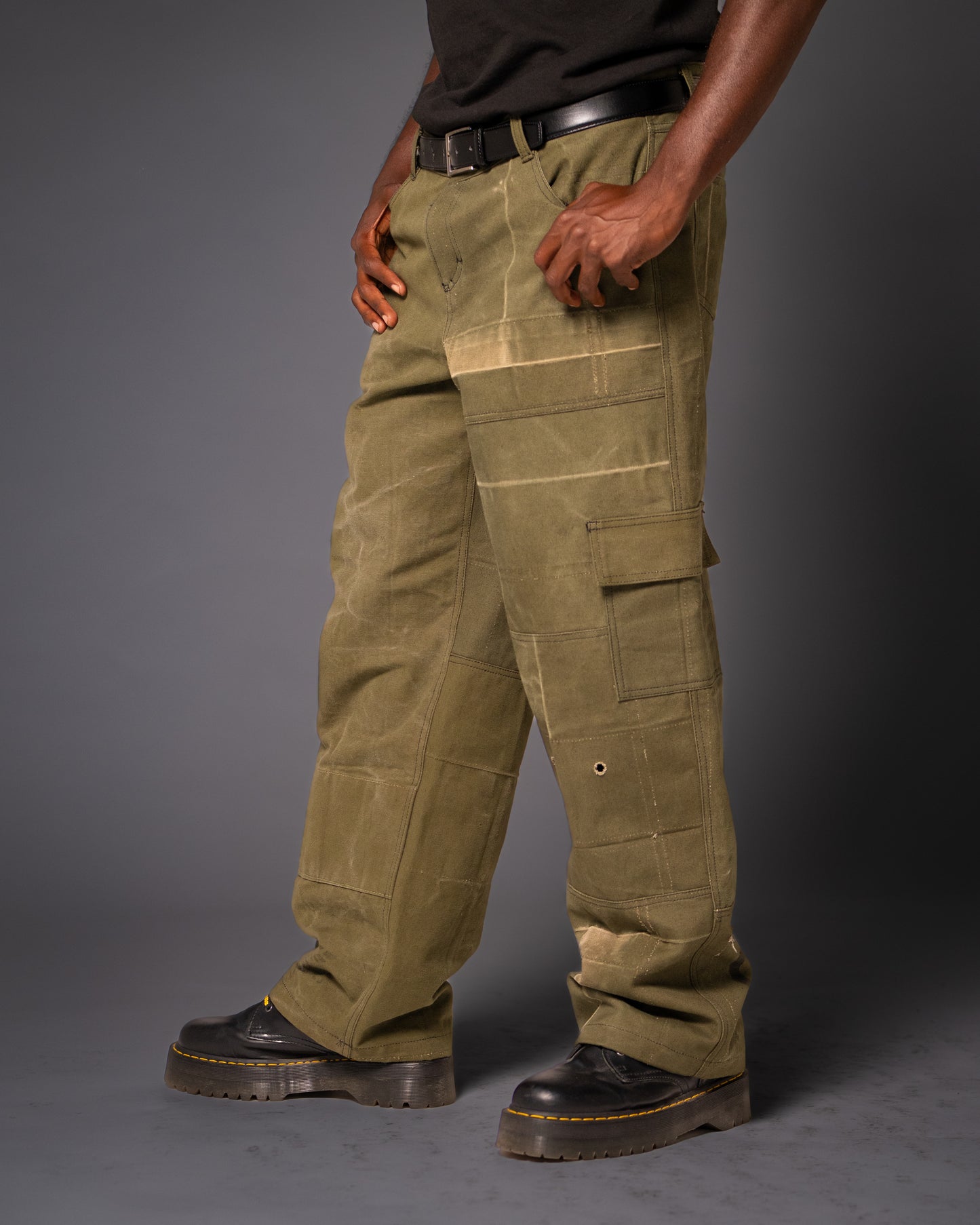 Rare Vintage Military Canvas Jeans