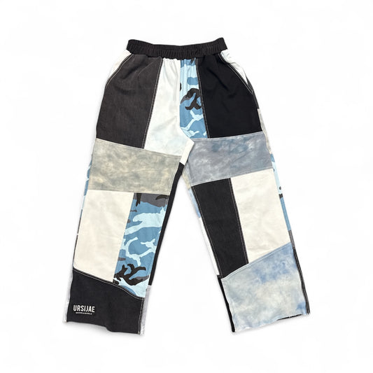 Blue Camo Oversized Pants
