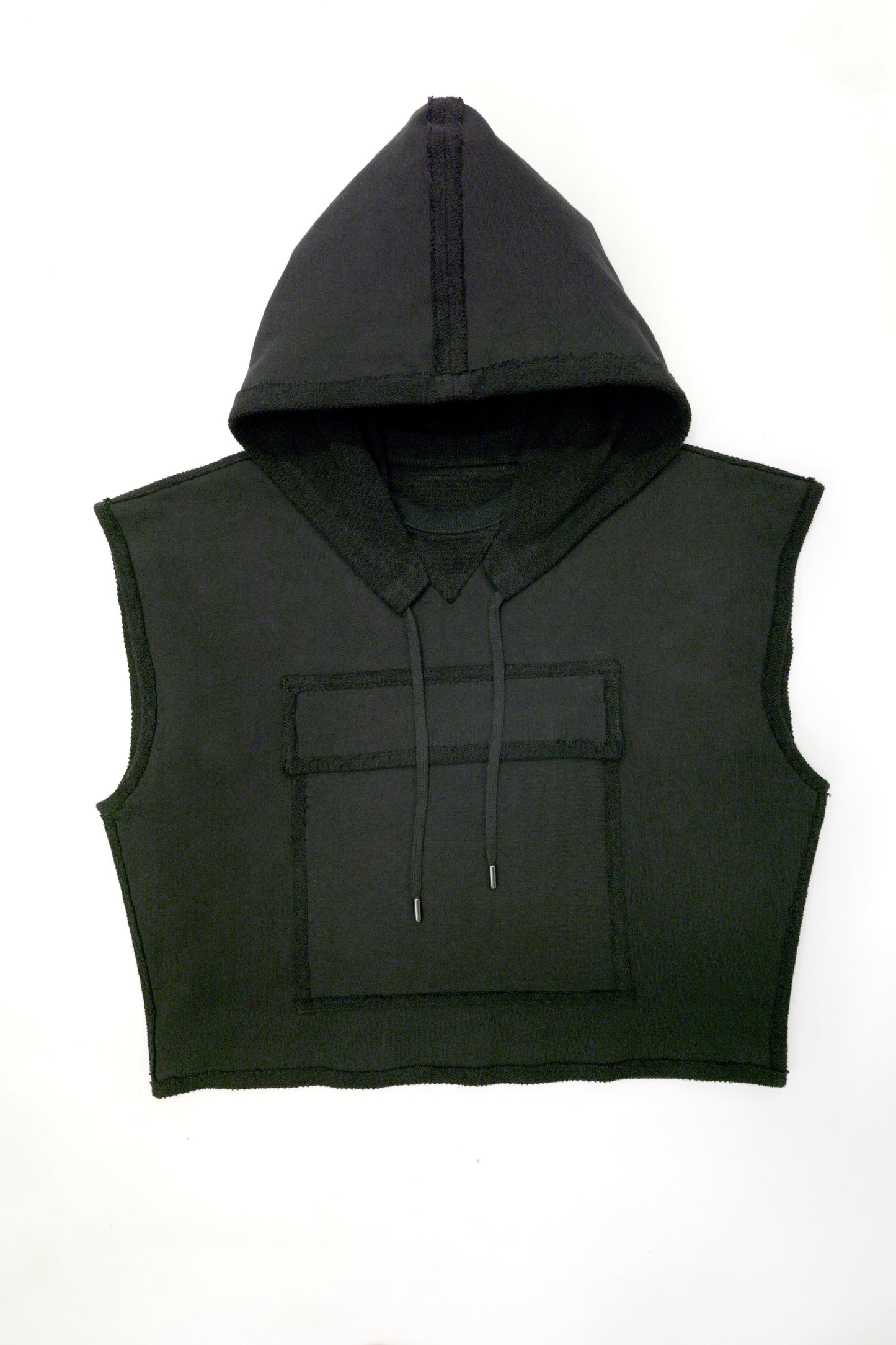 French Terry Hoodie Vest