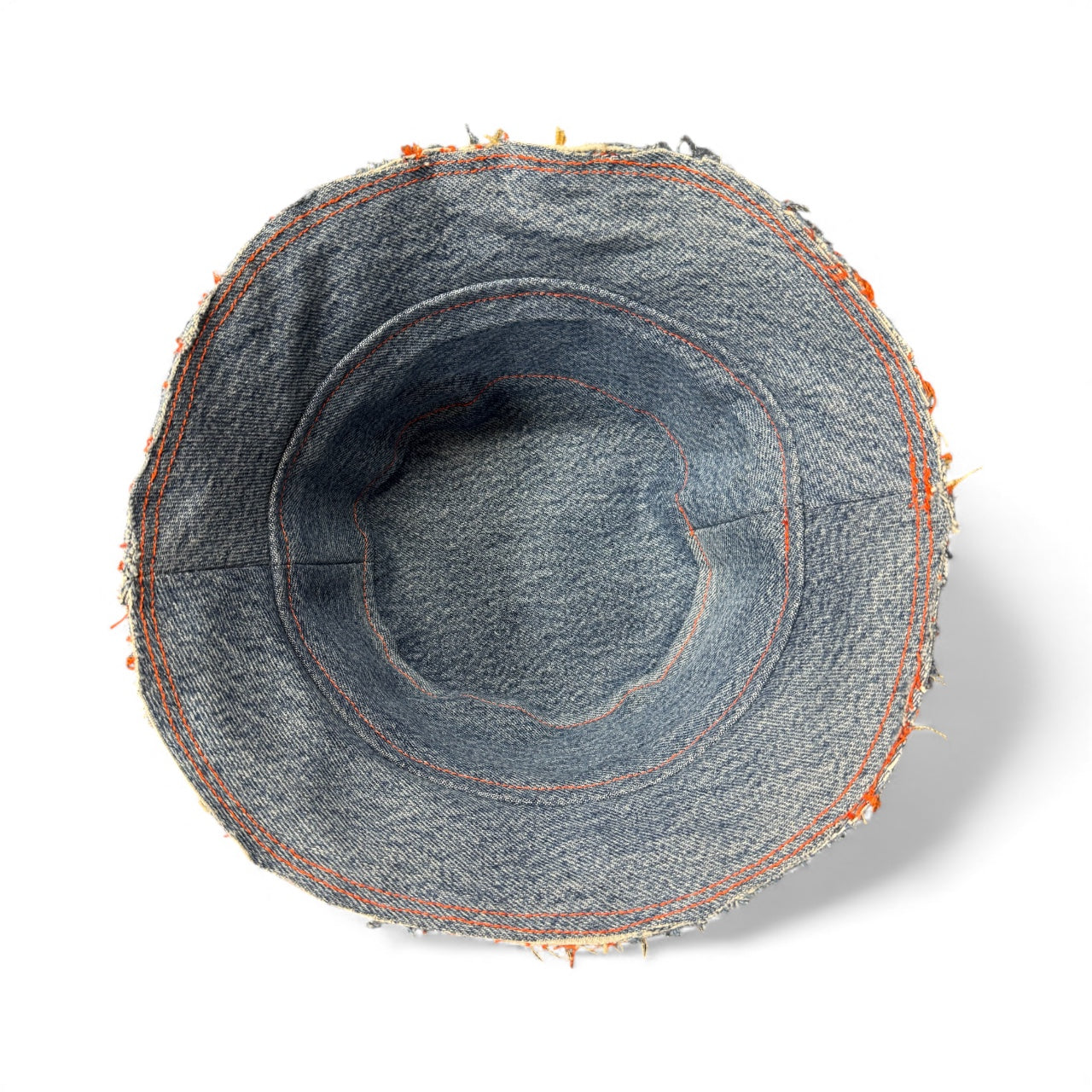 Blue W/ Orange Stitching