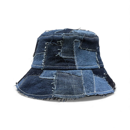 Dark Blue W/ White Stitching