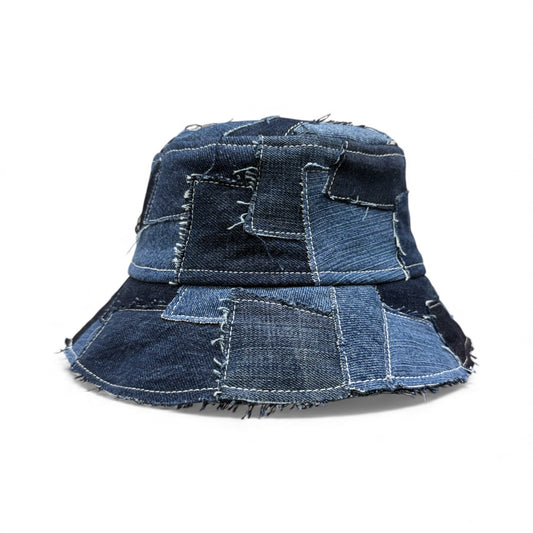 Dark Blue W/ White Stitching