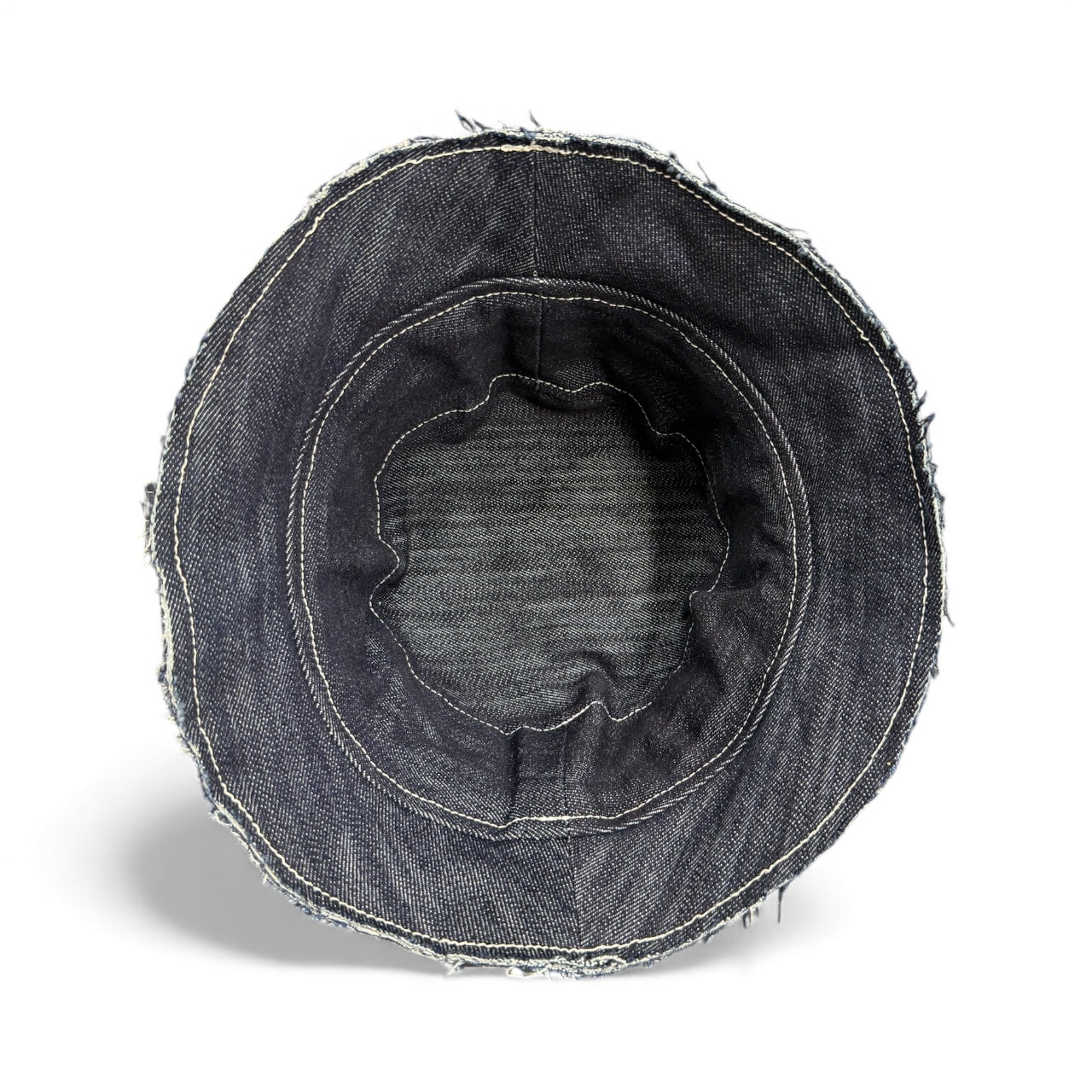 Dark Blue W/ White Stitching