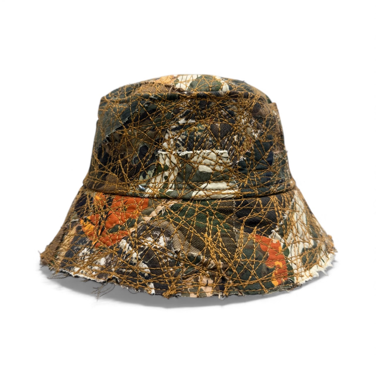 Outdoor Camo W/ Gold Stitching