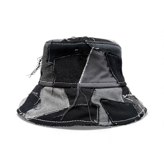 Black W/ White Stitching