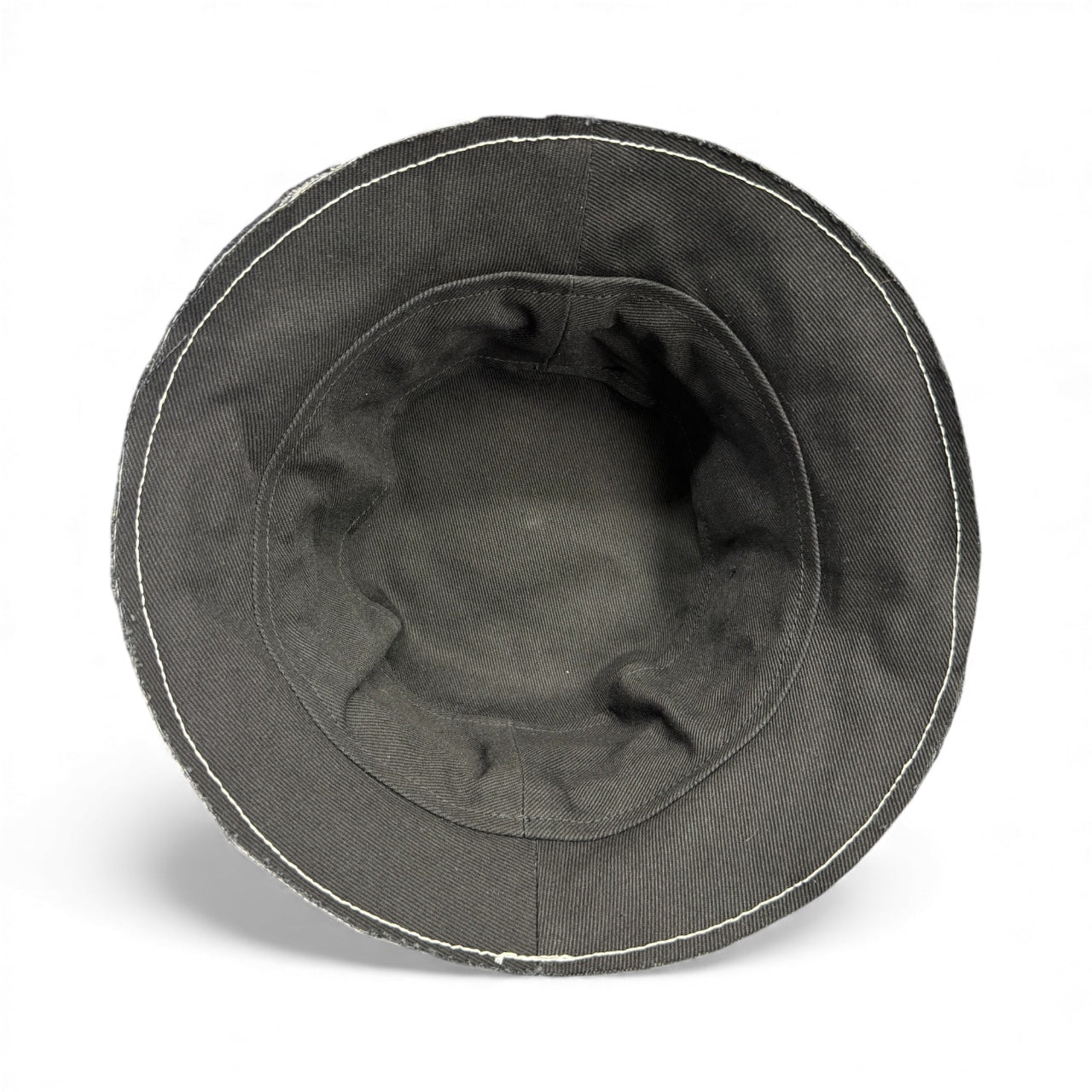 Black W/ White Stitching