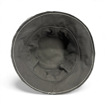 Black W/ White Stitching