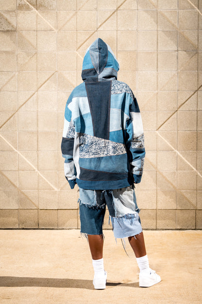 Cuffed Neck Hoodie